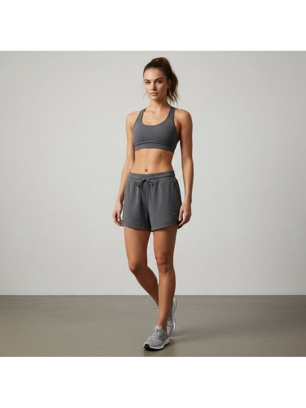 Beverly Hills Polo Club Women's XL Grey Sweat Shorts NWT